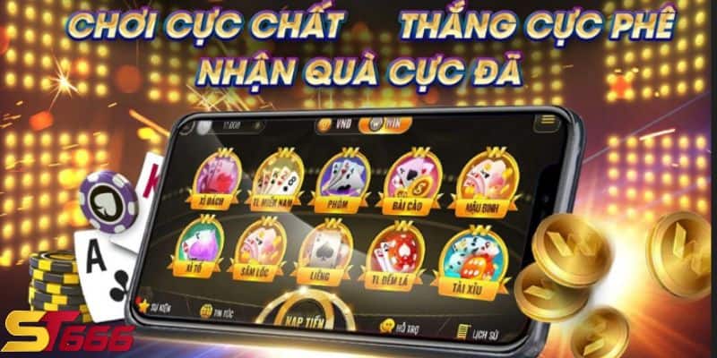 Điểm danh các game bài uy tín nhất tại ST666